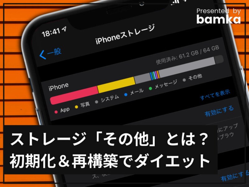 その他 iphone と は ストレージ