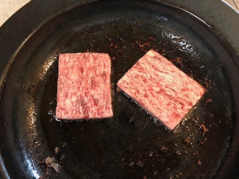 フライパンで焼く