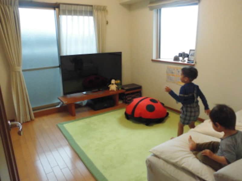 リビングの片づけ