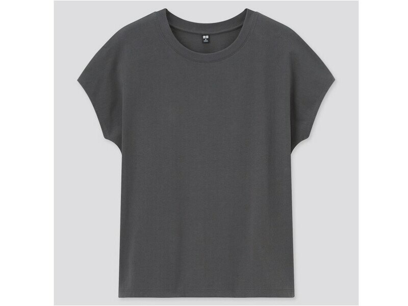 ユニクロ　スムースコットンフレンチスリーブT　1000円（税込）