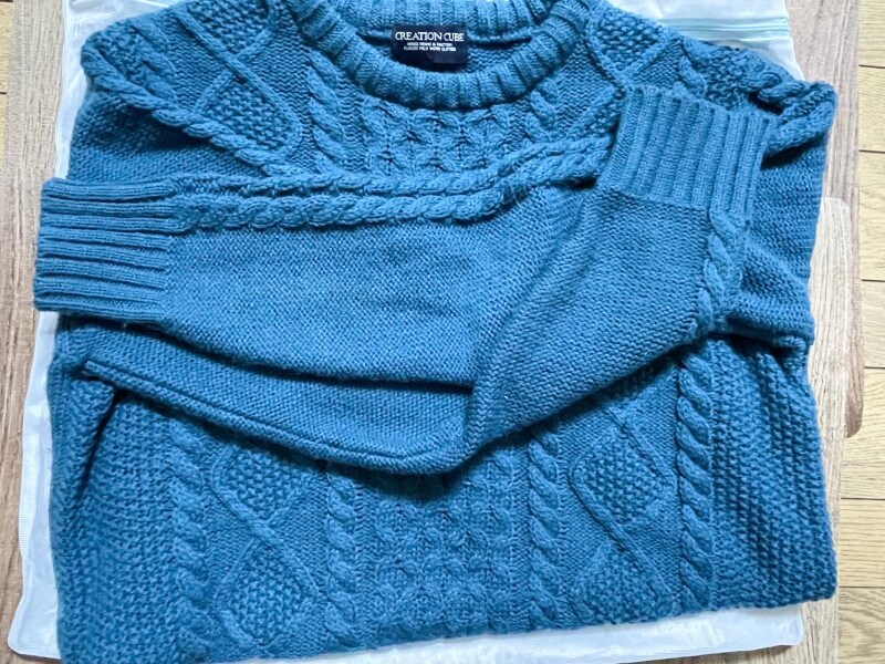 セーターの洗濯機での洗いかたネットの使い方