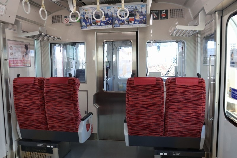 久しぶりに復活した前面展望席