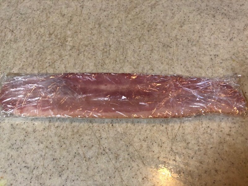 ラップをしてフリーザバッグで冷凍