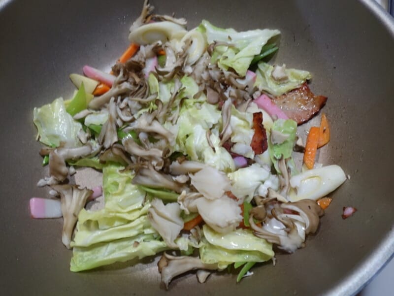 具材は何でもいいようです。