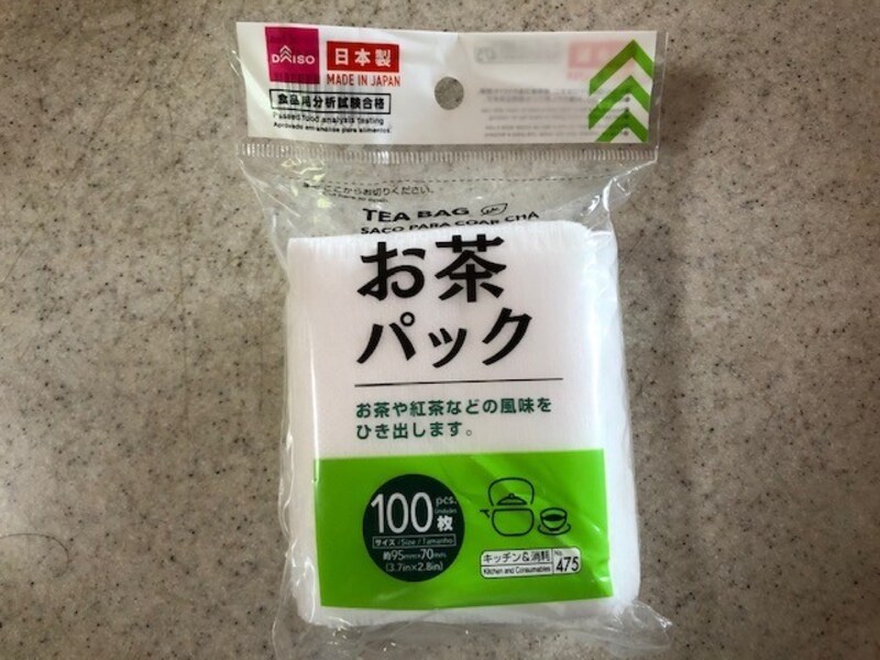 ダイソーのお茶パック