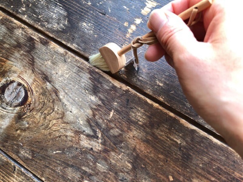 細い溝の掃除に最適