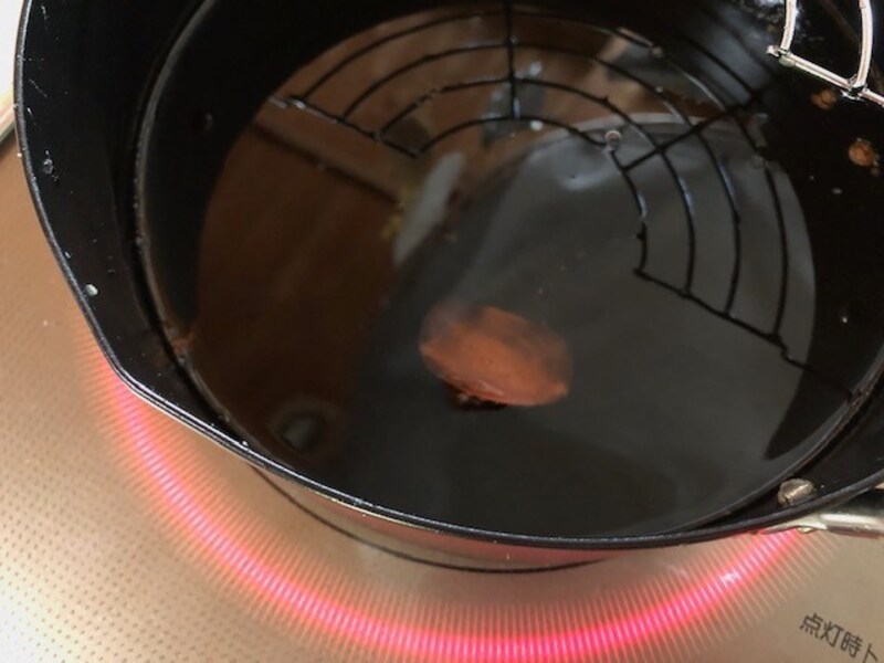 低温で揚げた場合