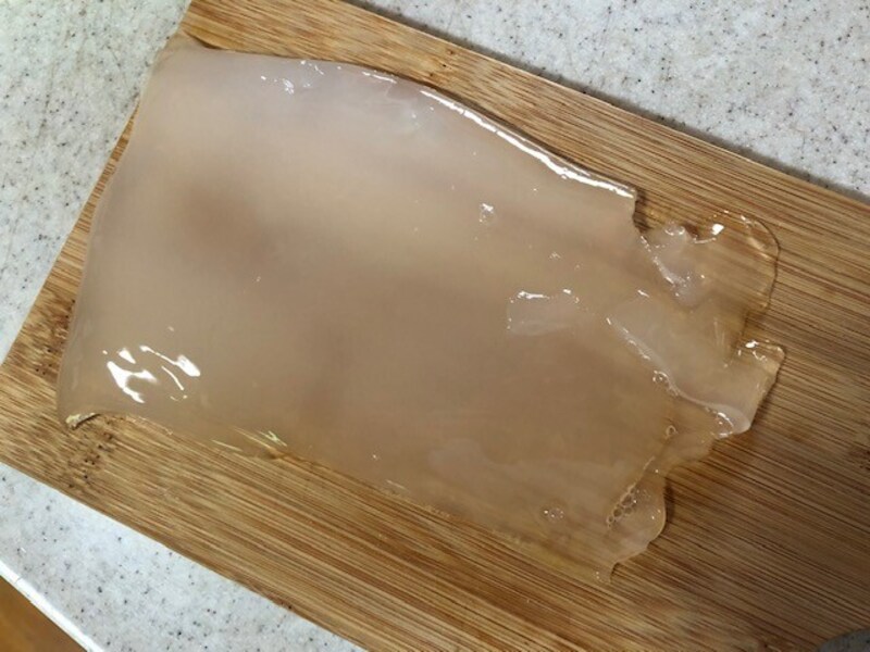 抵抗なく中身が出てくる