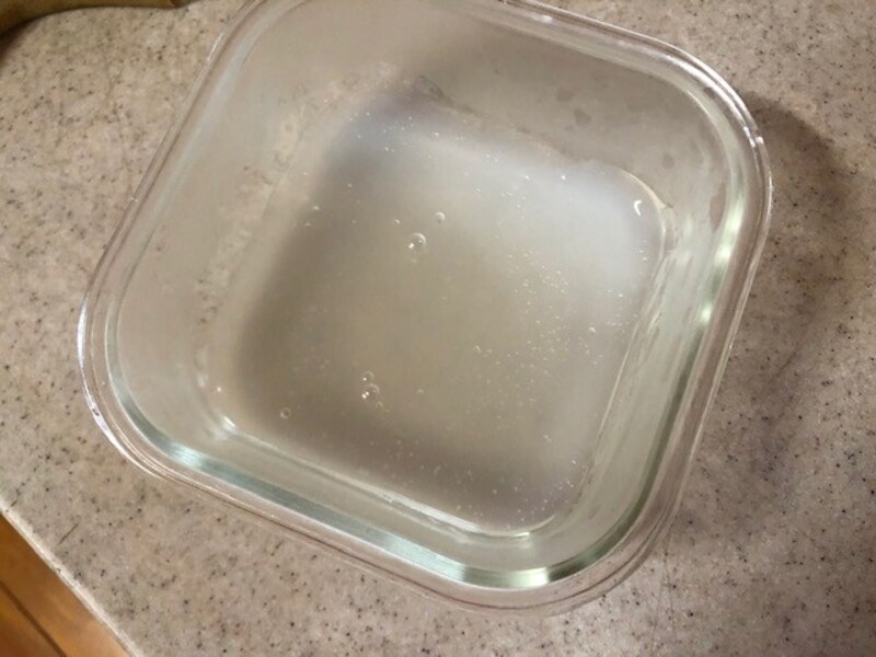 電子レンジで加熱