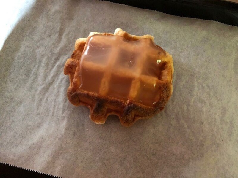 トースターで焼く