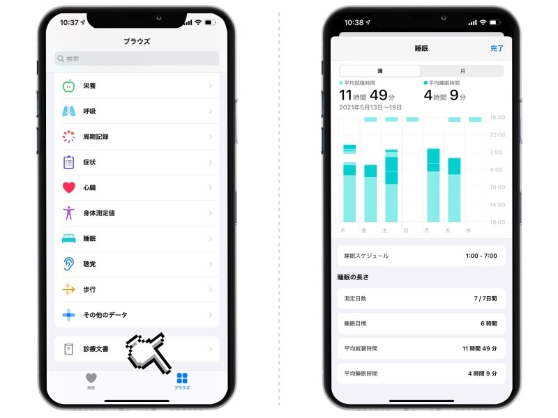 「おやすみモード」と「睡眠スケジュール」の違いと特徴