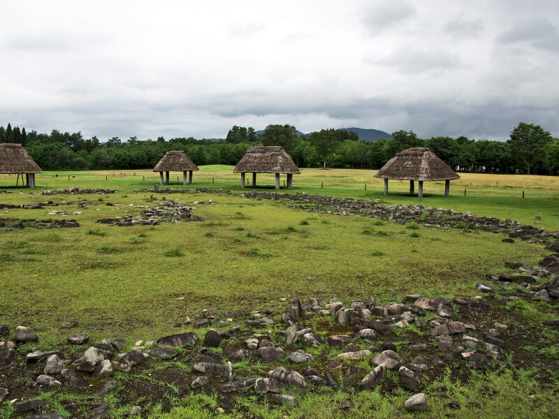 大湯環状列石の万座環状列石