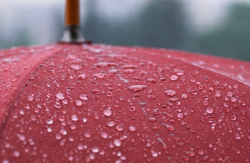 傘に防水スプレー
