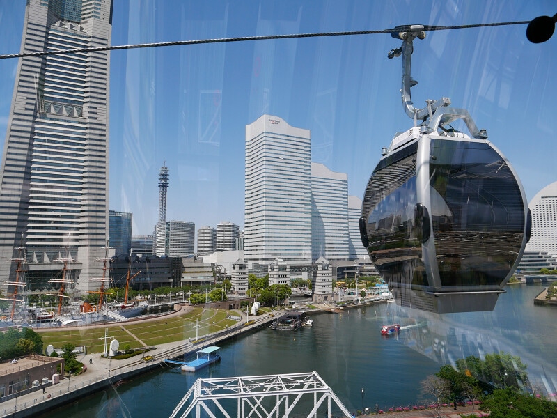 これまでに見たことのないみなとみらいの風景が広がります(2021年4月19日撮影)