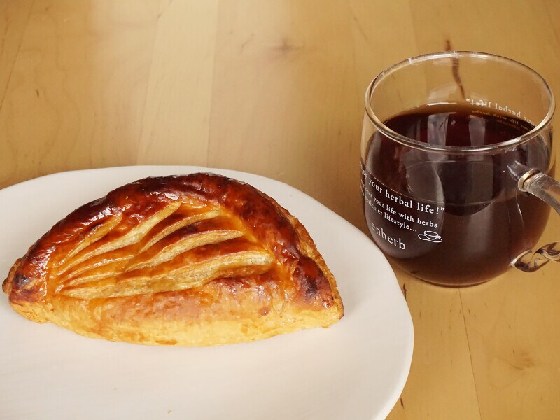 プレミアムアップルパイと紅茶