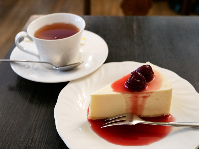 レアチーズケーキ(セット1221円)