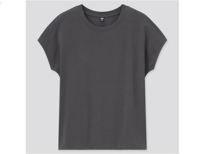 ユニクロ スムースコットンフレンチスリーブT 1000円(税込)