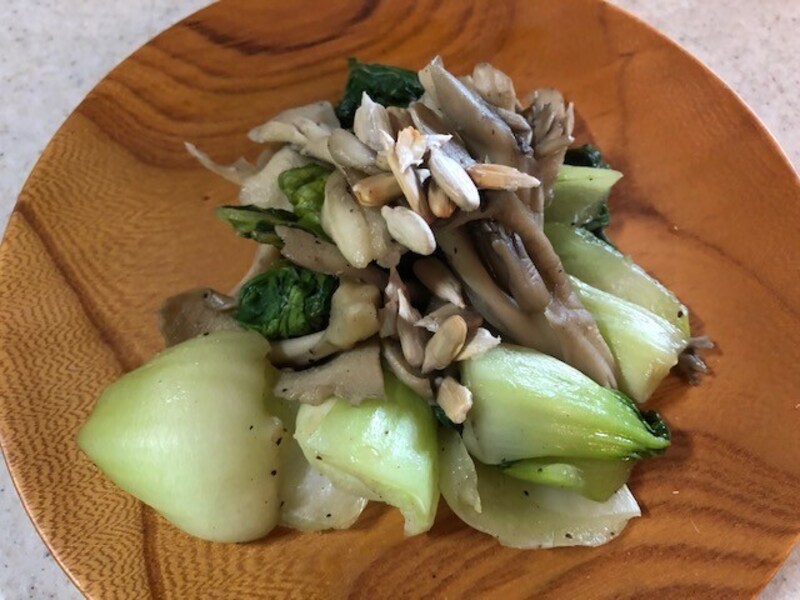 炒め物にトッピングする