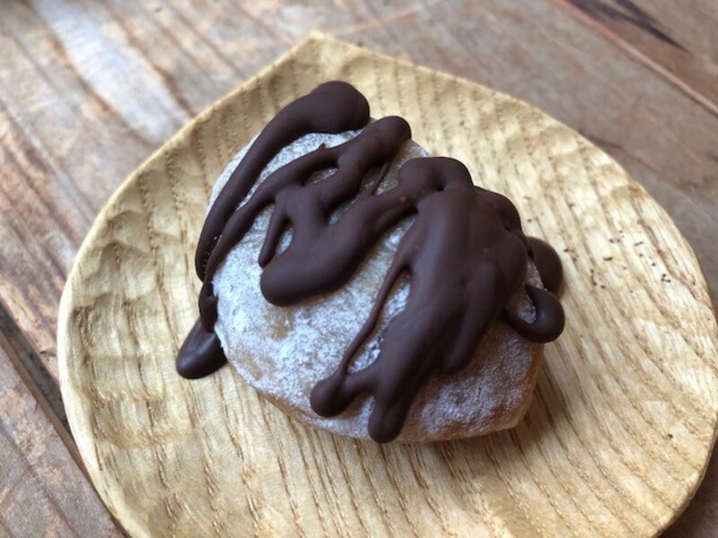 チョコレートでコーティング