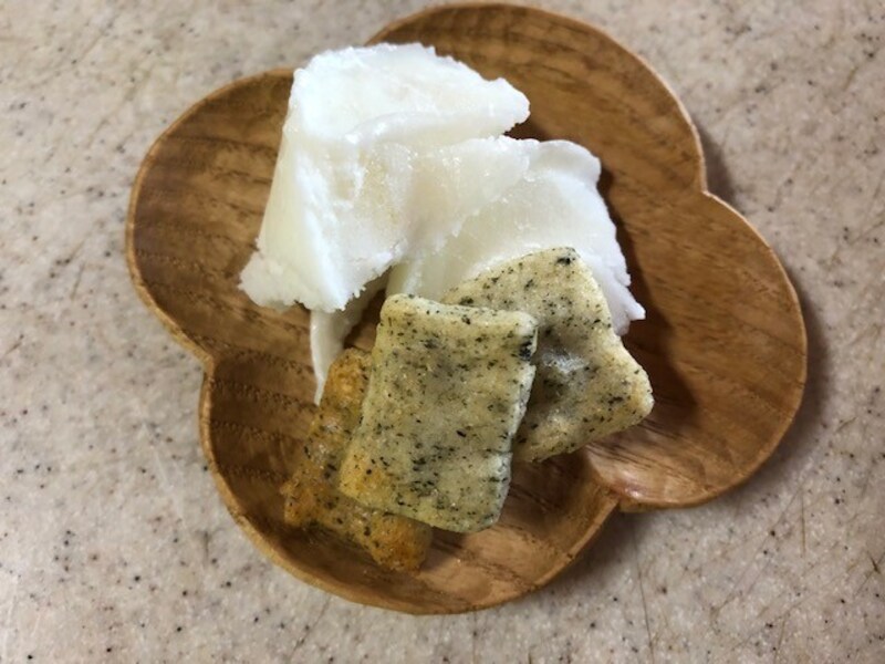 アイスに添える