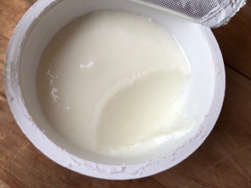 ヨーグルトは固め