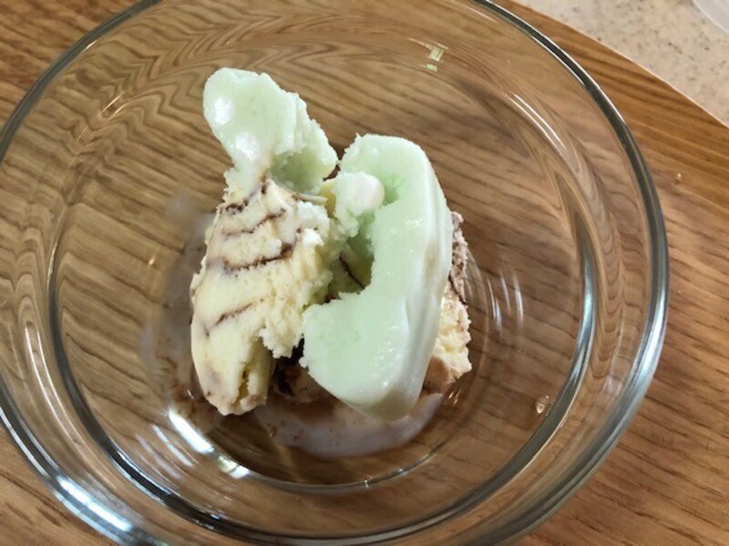 バニラアイスと一緒に