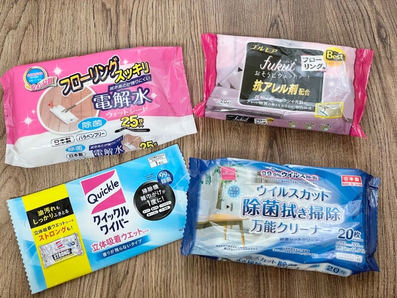 ウェットタイプのペーパーモップ