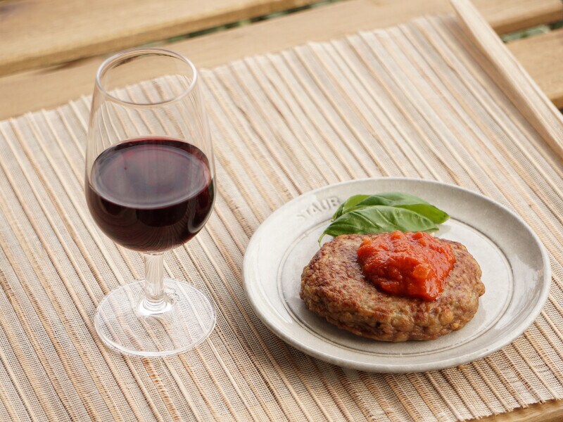 業務スーパーの赤ワインと相性がよいハンバーグ