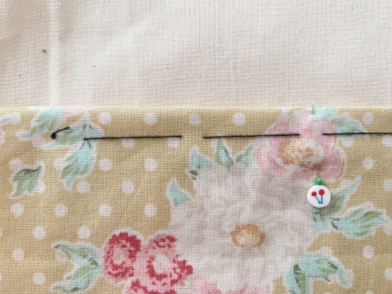 まつり縫いをする前の準備