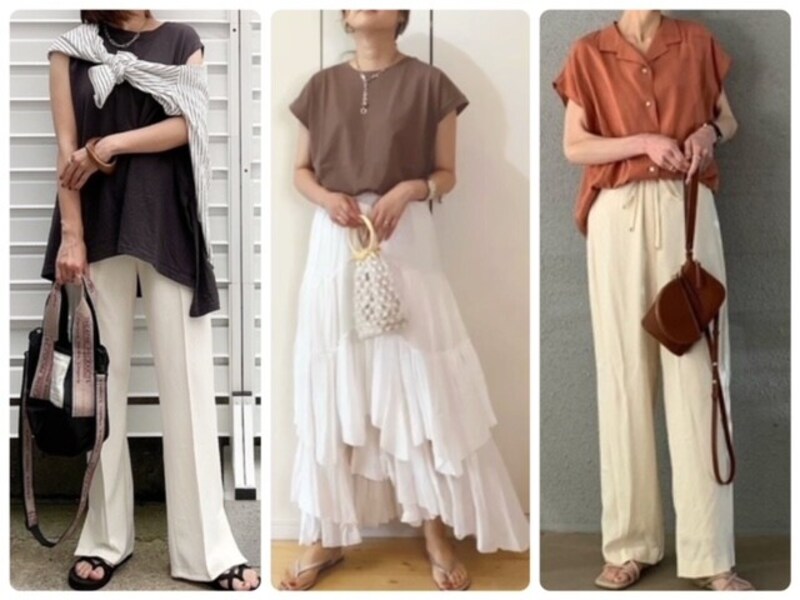 40代女性のおしゃれな夏コーデには 白ボトムス が一押し レディースファッション All About