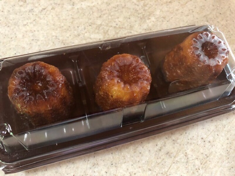 モチモチとした食感がとてもおいしいカヌレ