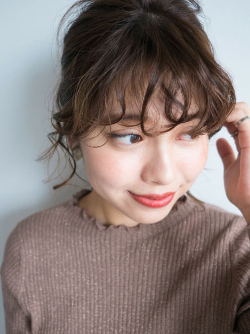 くるくる前髪の作り方！伸ばしかけもOKなアレンジ