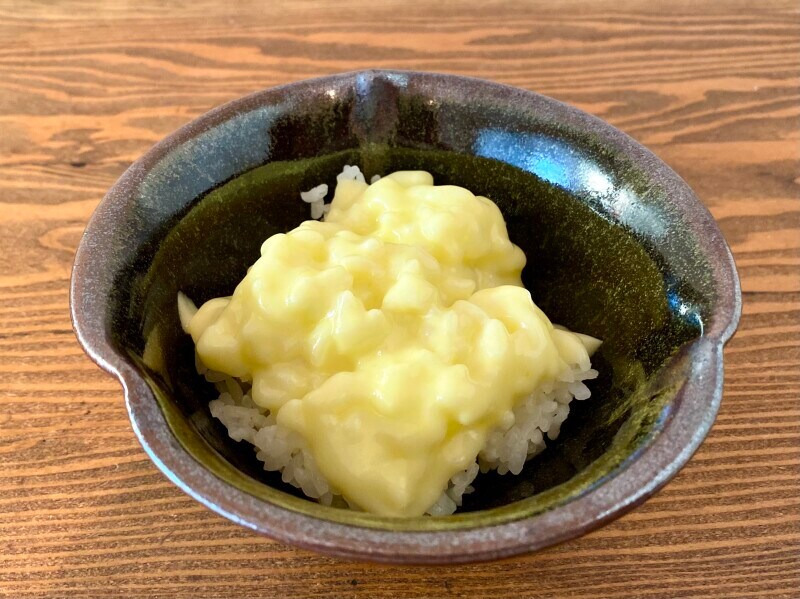 ごはんにチーズ