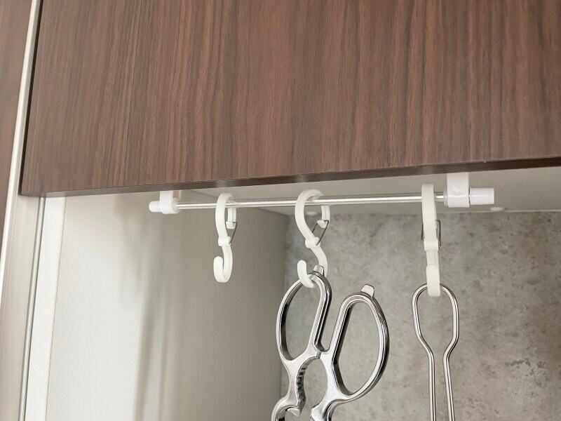 S字フックと組み合わせた事例