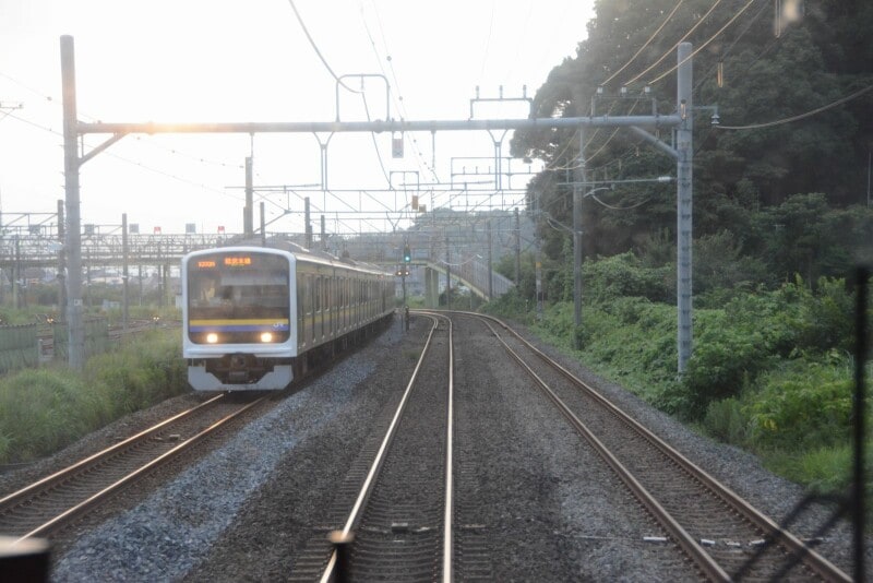 単線の総武本線