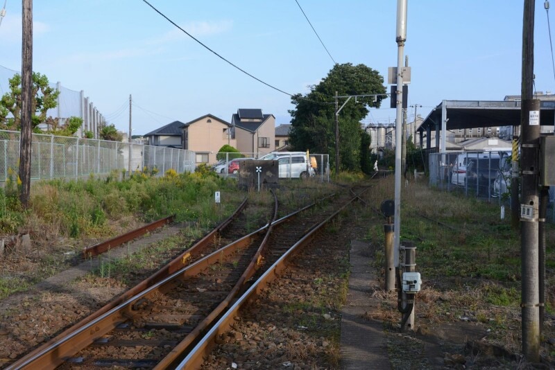 総武本線の貨物線跡