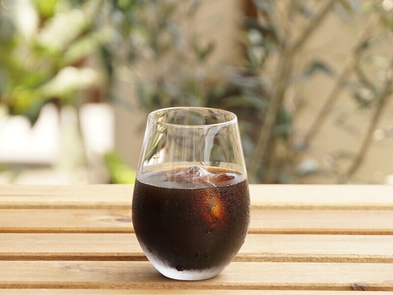 味が濃いので、氷を入れて飲んでも薄くならない