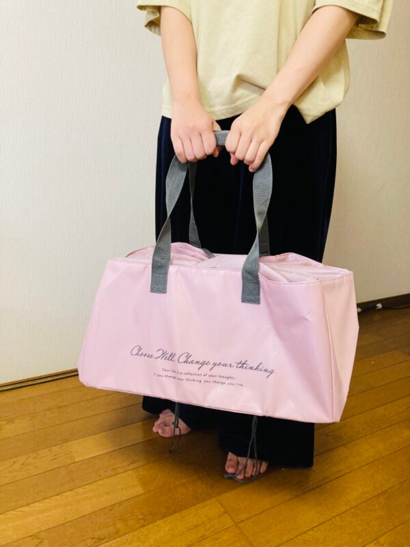 旅行先で購入したお土産を入れる「お土産バッグ」としてもおすすめ