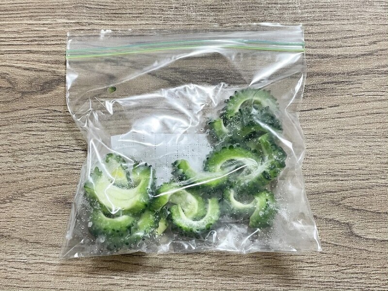 ゴーヤの冷凍保存