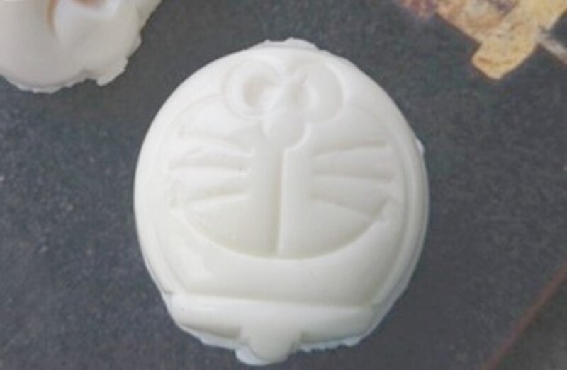 ダイソーおすすめドラえもん型のゆで卵