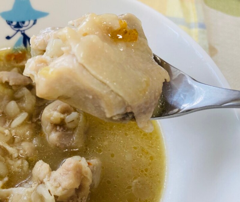 大きな鶏肉。とてもやわらか