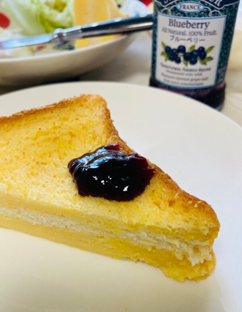 酸味のあるブルーベリージャムが合う