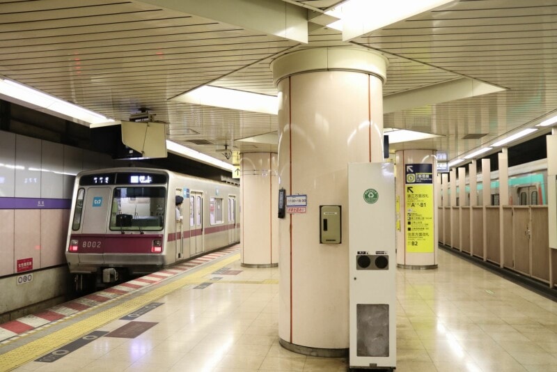 住吉駅ホーム