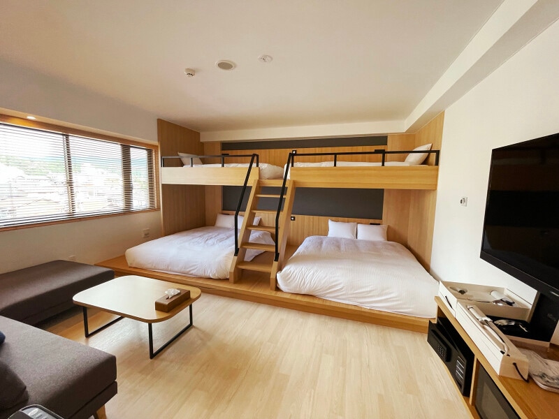 35㎡で広々したエグゼクティブバンク