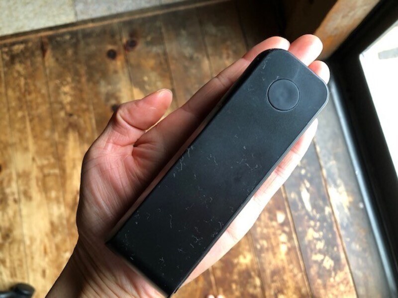 手と同じくらいのサイズ