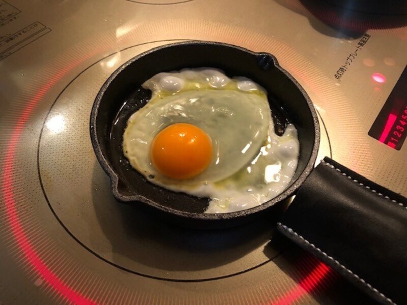 目玉焼きを作ってみた
