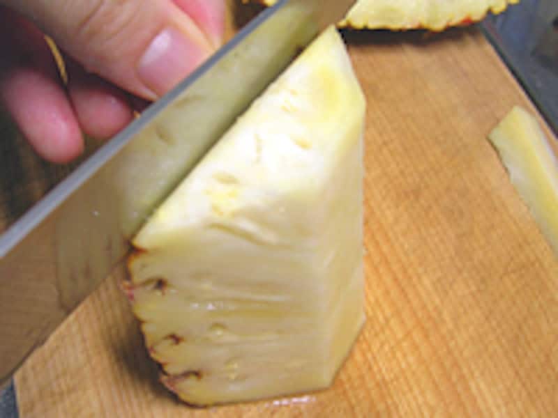 パイナップルの切り方5