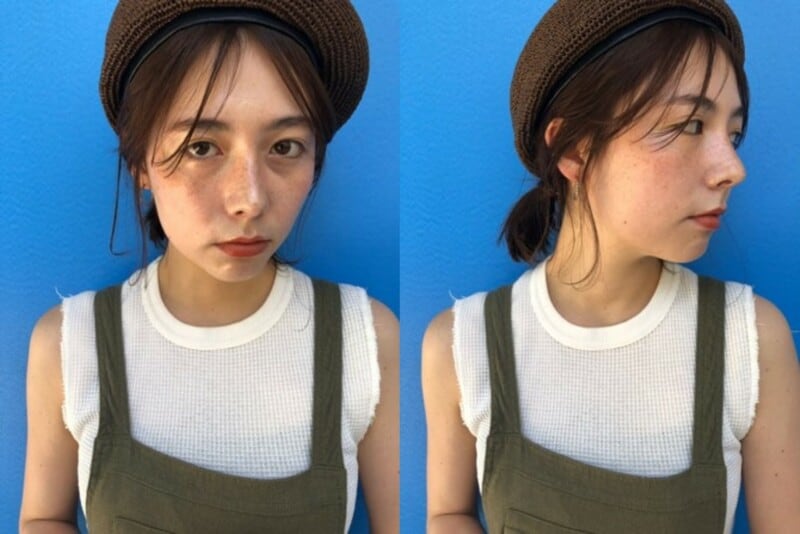 おすすめ2：帽子＋ひとつ結びでこなれ感アップ（画像提供：bangs［バングス］）