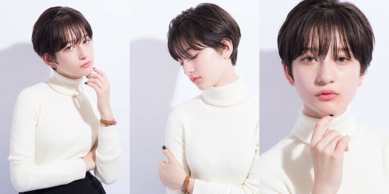 おすすめ2：透け感バングのハンサムコンパクトショート（画像提供：bangs［バングス］）