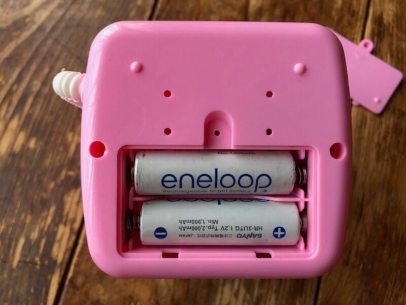 単三電池が２本必要